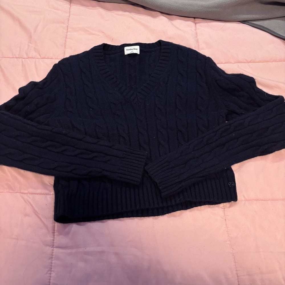 Sunday Best Moss Sweater sz M